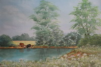 Summer Meadow by Margaret Bossom